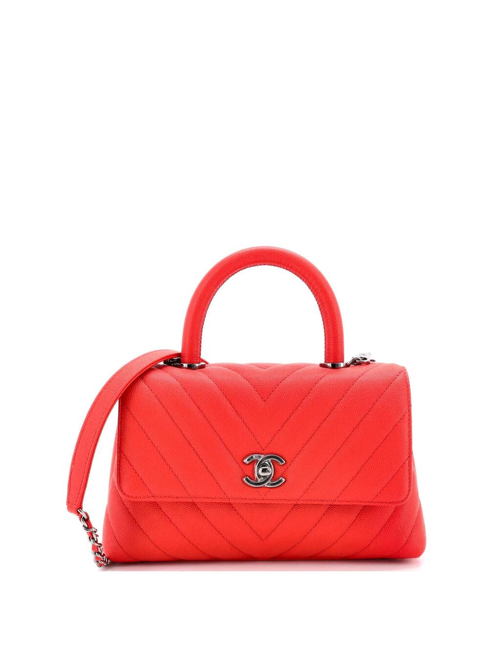 Chanel Coco Top Handle Bag Chevron #336743C48B